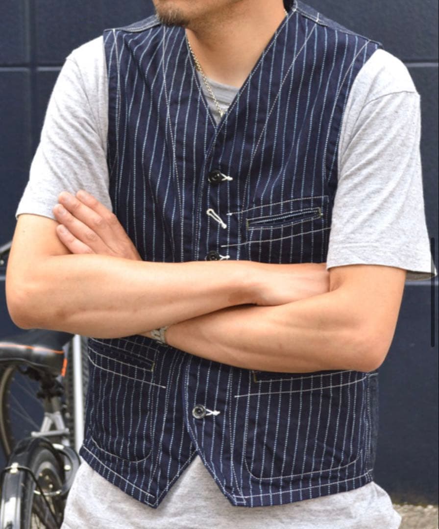 SUGAR CANE ウォバッシュ柄ベスト