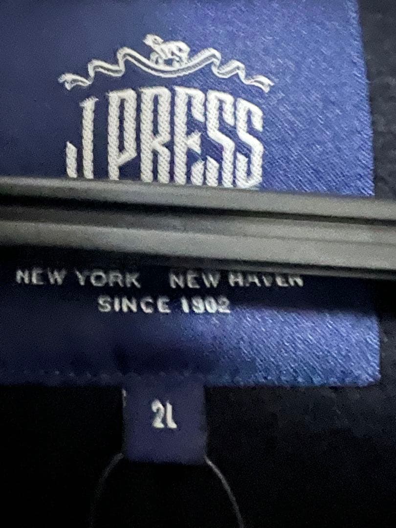 J.PRESS ネイビー ダッフルコート 2L