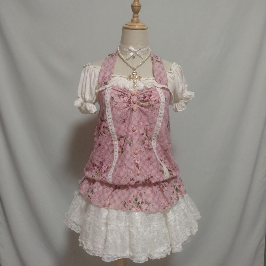 希少 リズリサ 当時物 バラ柄 平成ギャル y2k 海外ガール 姫カジ コケット