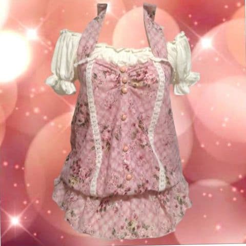 希少 リズリサ 当時物 バラ柄 平成ギャル y2k 海外ガール 姫カジ コケット