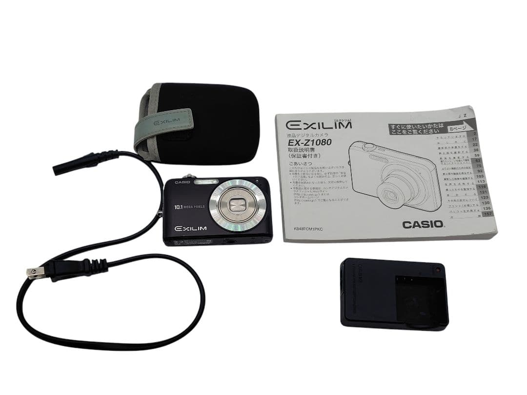 □CASIO EXILIM ZOOM EX-Z1080 デジタルカメラ ブラウン