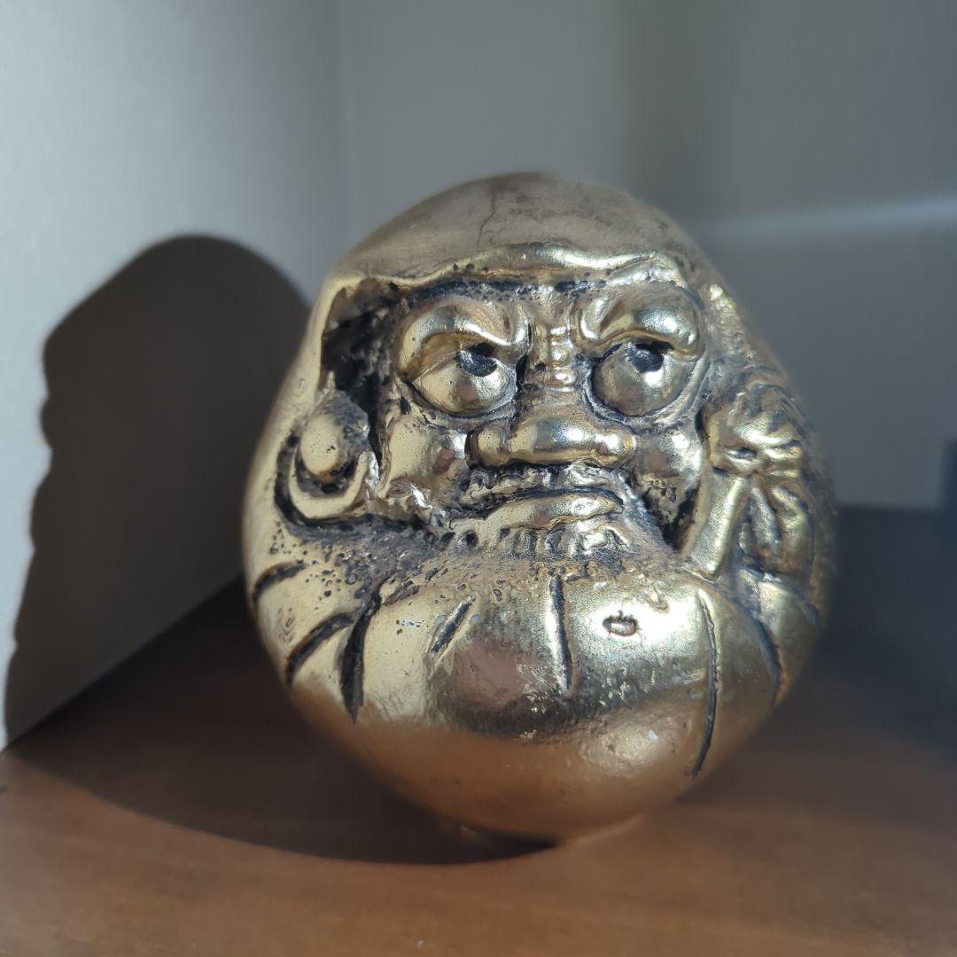 黄金の達磨　縁起物　マオマオ2/28まで