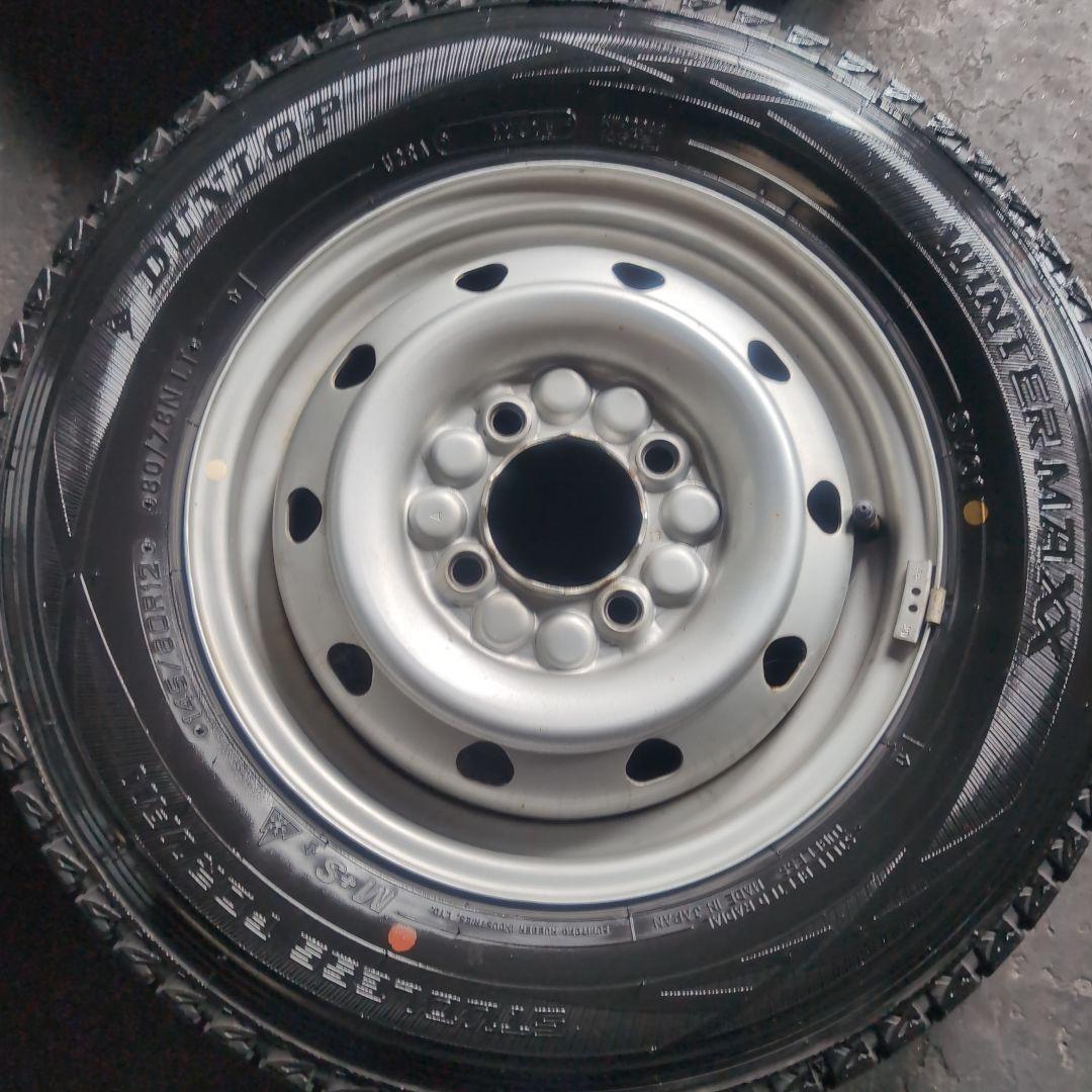 ハイゼット等スタッドレス4本セット 145/80R12 DUNLOP 2018