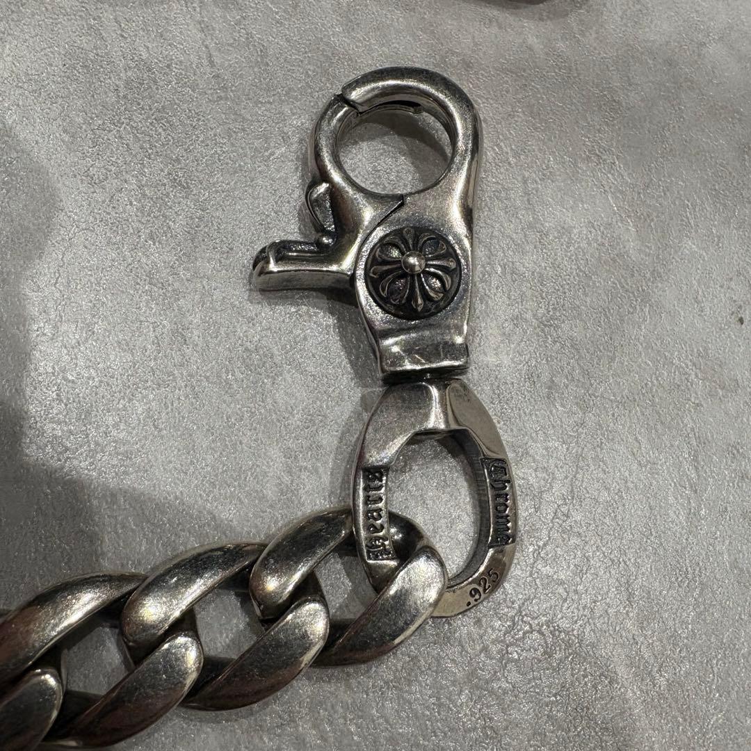 シルバー925刻印　クラシックウォレットチェーン