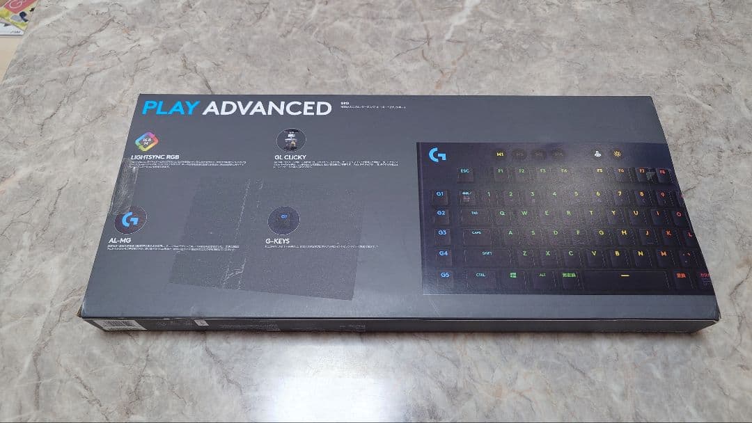 【未使用に近い】Logicool G813メカニカルクリッキーRGBキーボード