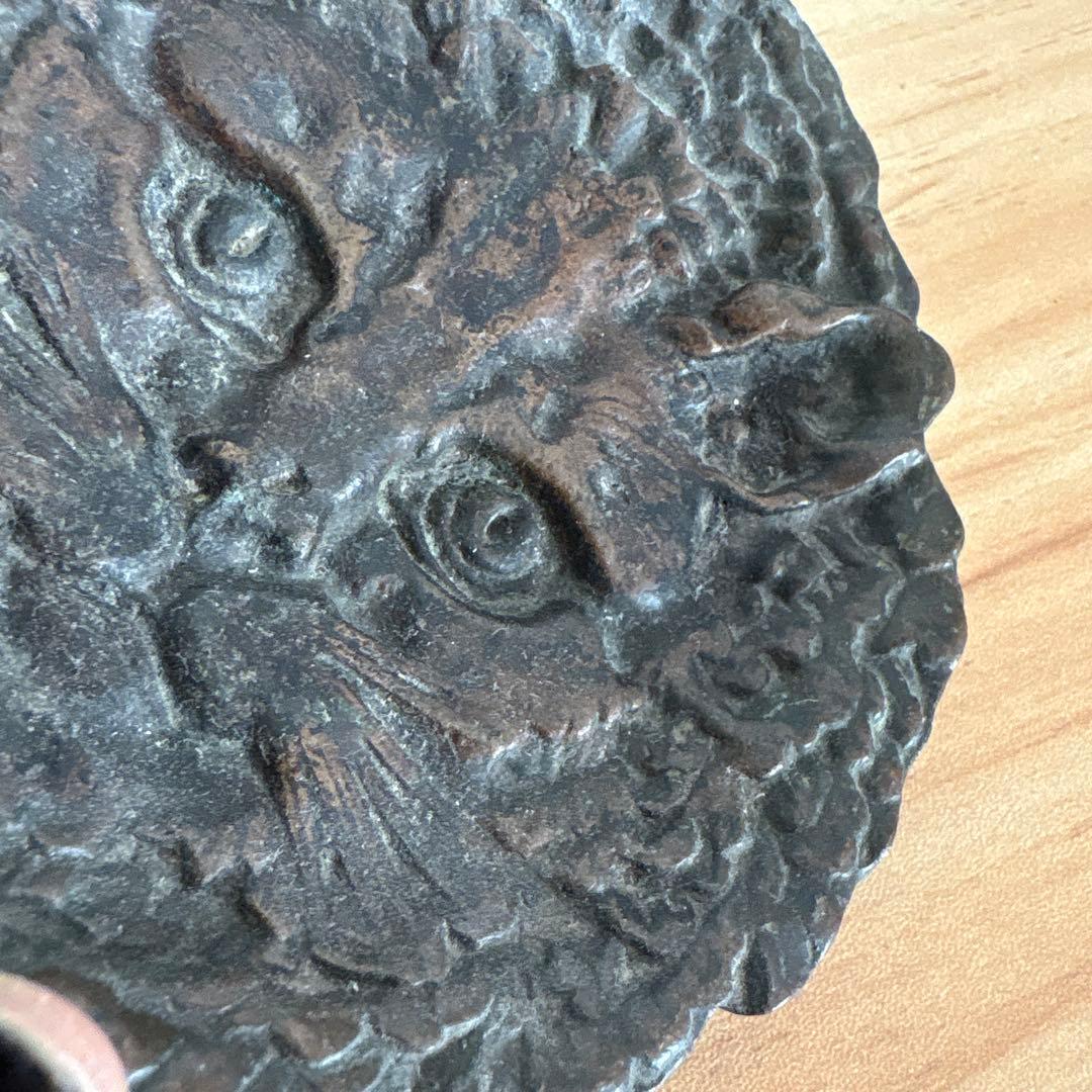 アンティーク　フランス　猫トレイ