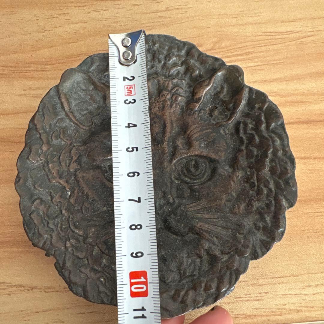 アンティーク　フランス　猫トレイ