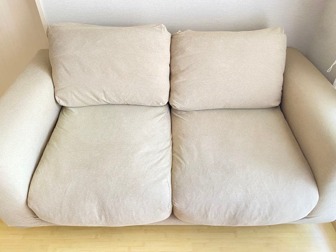無印良品 ソファ ２シーター フェザー ポケットコイル