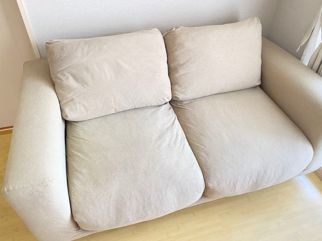 無印良品 ソファ ２シーター フェザー ポケットコイル