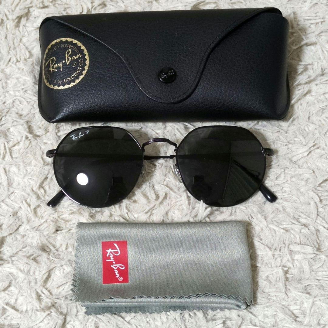 付属品完備 Ray-Ban RB3565 JACK 002/48 偏光レンズ 黒