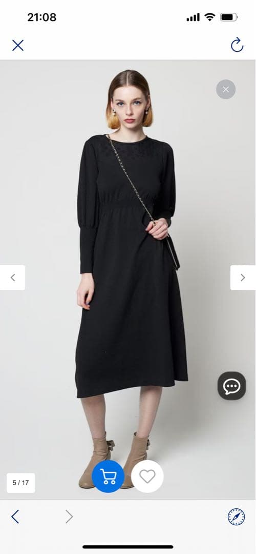 TOCCA【洗える！】RAINY NIGHT ニットドレス