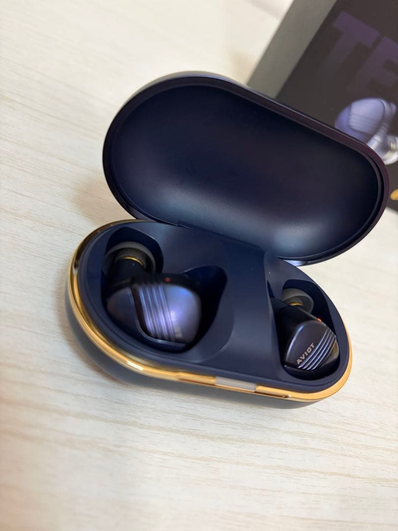 AVIO T TE-W1 ワイヤレスイヤホン ネイビー