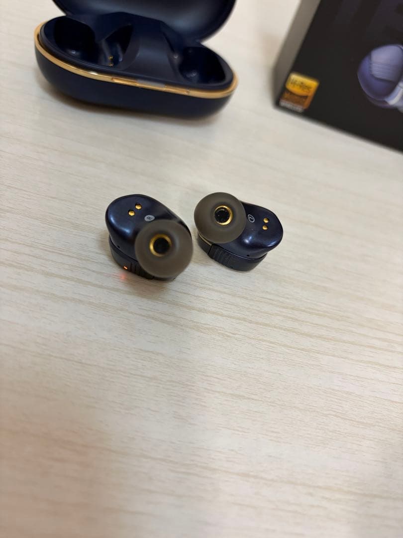 AVIO T TE-W1 ワイヤレスイヤホン ネイビー