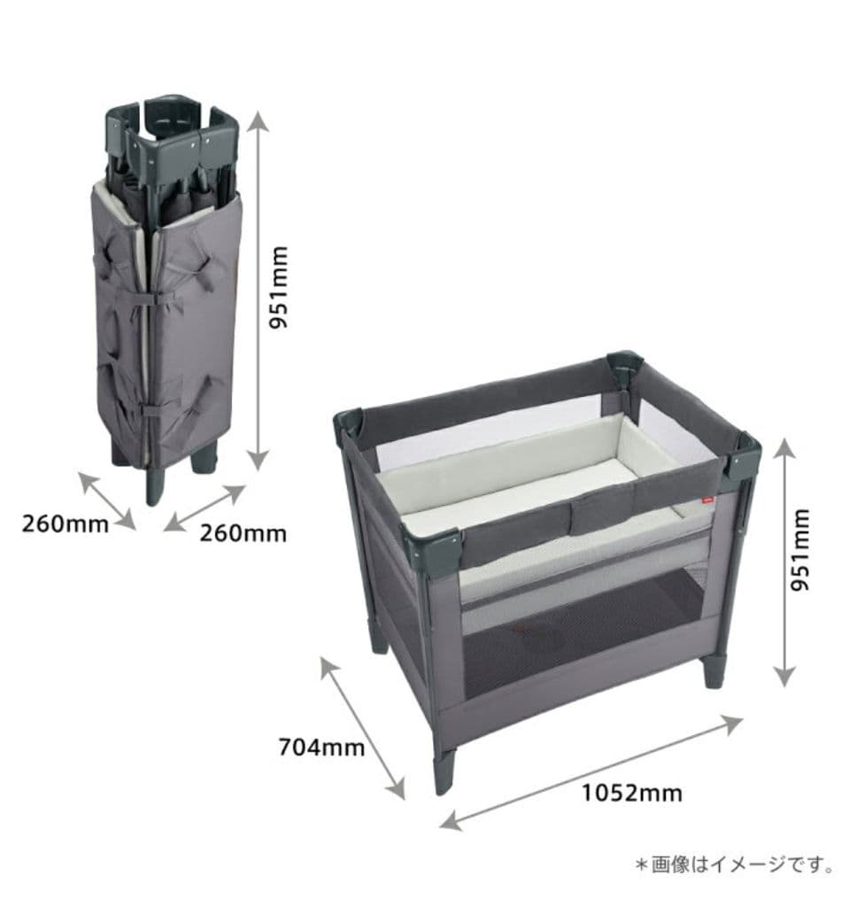 美品！Aprica ココネルエアー プラス ベビーベッド
