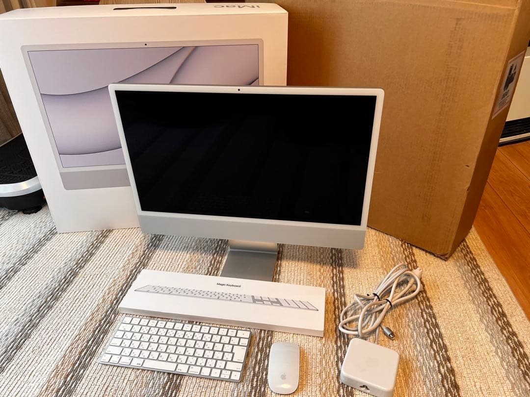 Apple iMac 24インチ M1 256GB SSD シルバー
