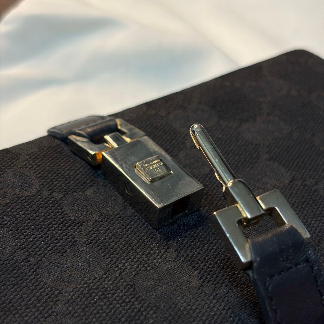 【箱・袋付き】GUCCI グッチ ジャッキー 長財布 シマ