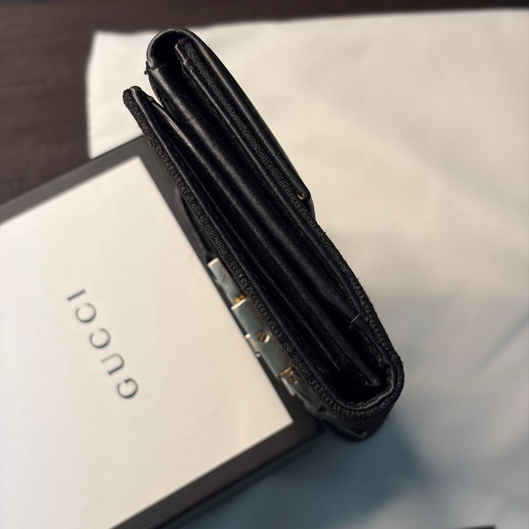 【箱・袋付き】GUCCI グッチ ジャッキー 長財布 シマ