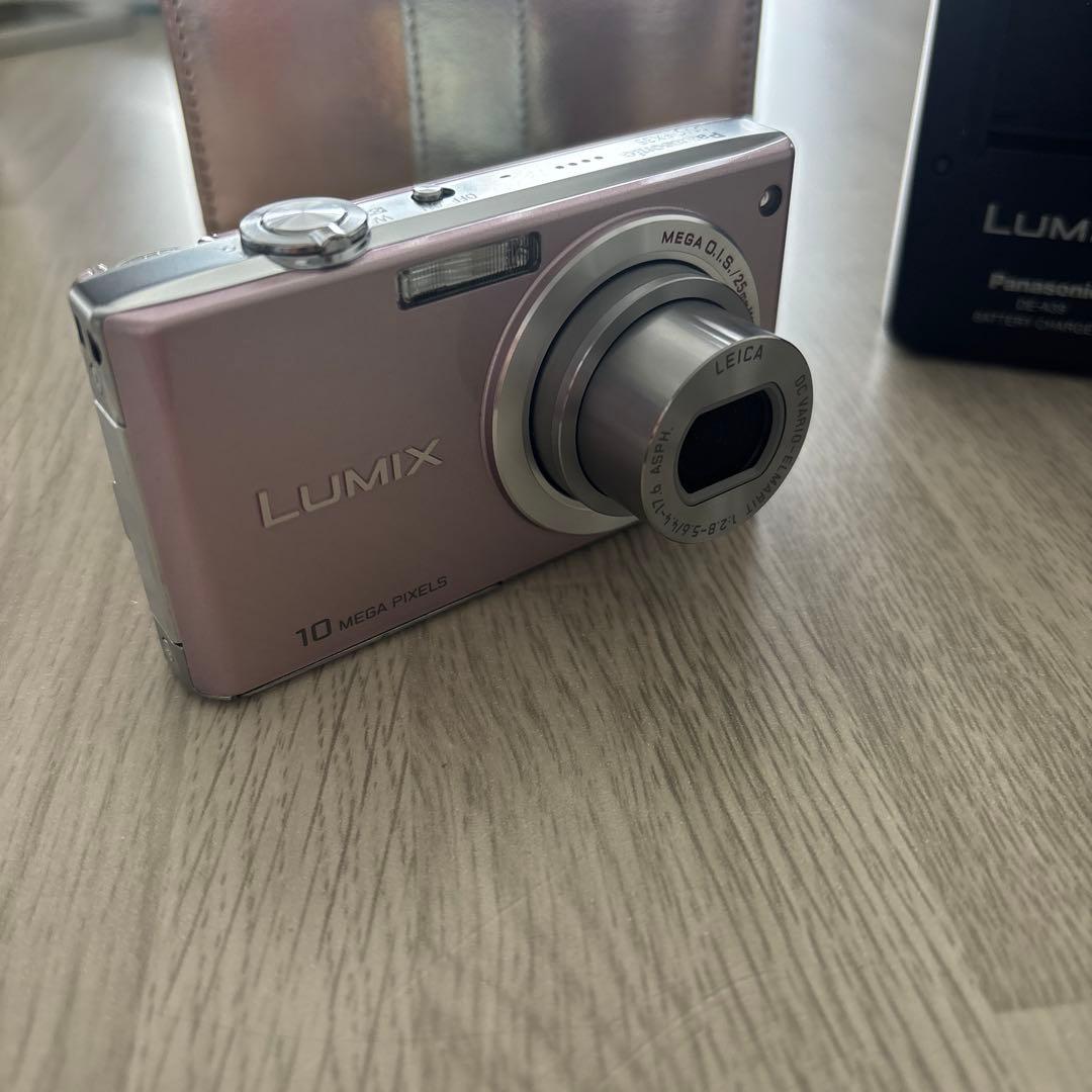 パナソニック　LUMlX DMC-FX35 ピンク デジカメ　動確済　美品　人気
