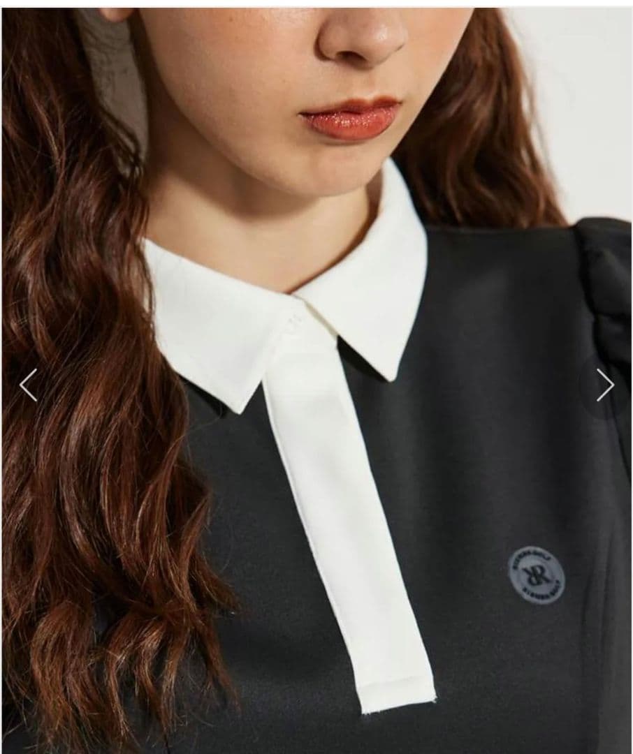 リエンダゴルフ♡パフスリーブ♡長袖/ワンピース♡S　ゴルフ/スポーツ