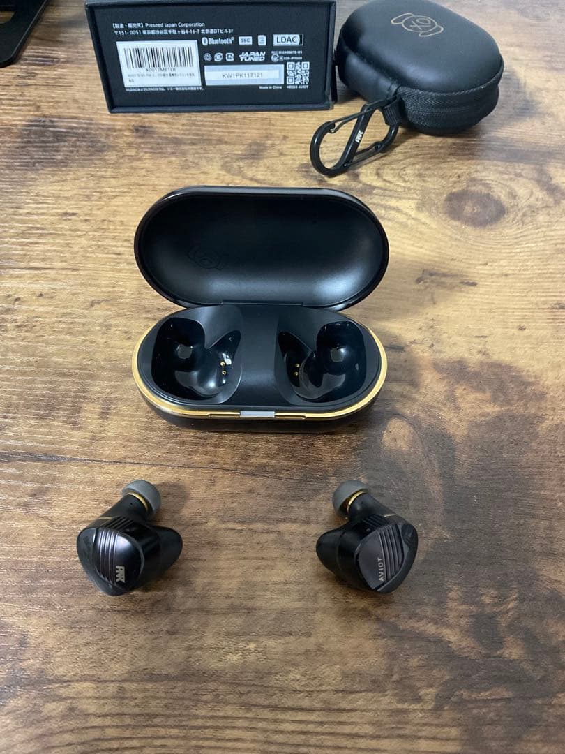 【値下げ交渉可】AVIOT TE-W1-PNKワイヤレスイヤホン