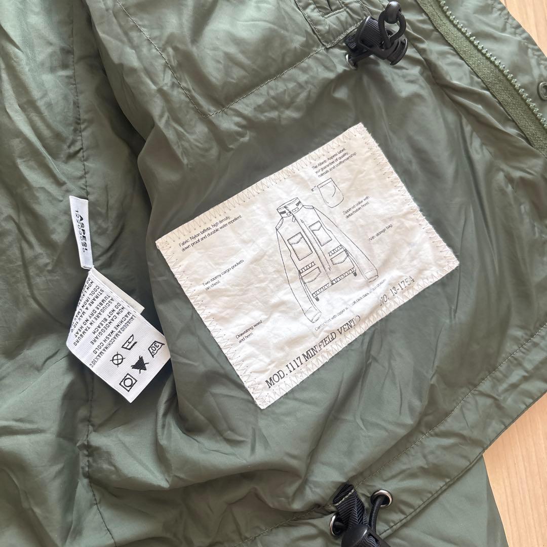 美品 アスペジ m65 ミニフィールドベント　ナイロンジャケット　ASPESI