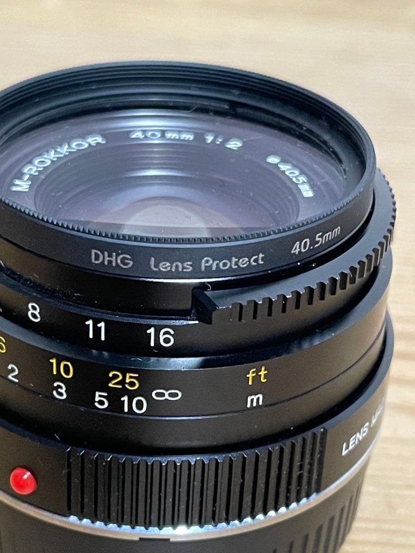 美品MマウントMinolta M-ROKKOR 40mm f/2 ミノルタレンズ