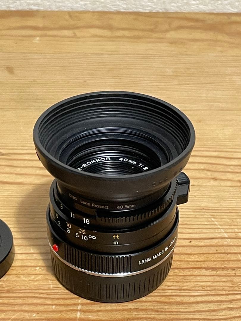 美品MマウントMinolta M-ROKKOR 40mm f/2 ミノルタレンズ