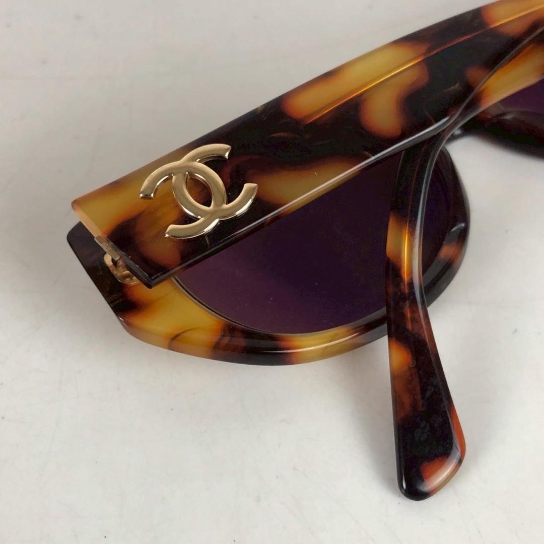 CHANEL シャネル ココマーク べっ甲 サングラス ブラック レディース