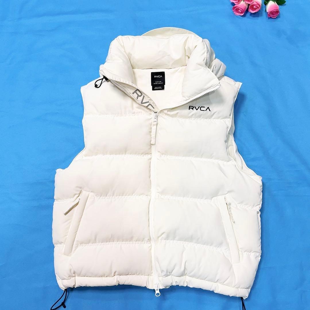 RVCA　ルーカ 中綿ベスト ダウンベスト バックロゴ 2WAY　軽量