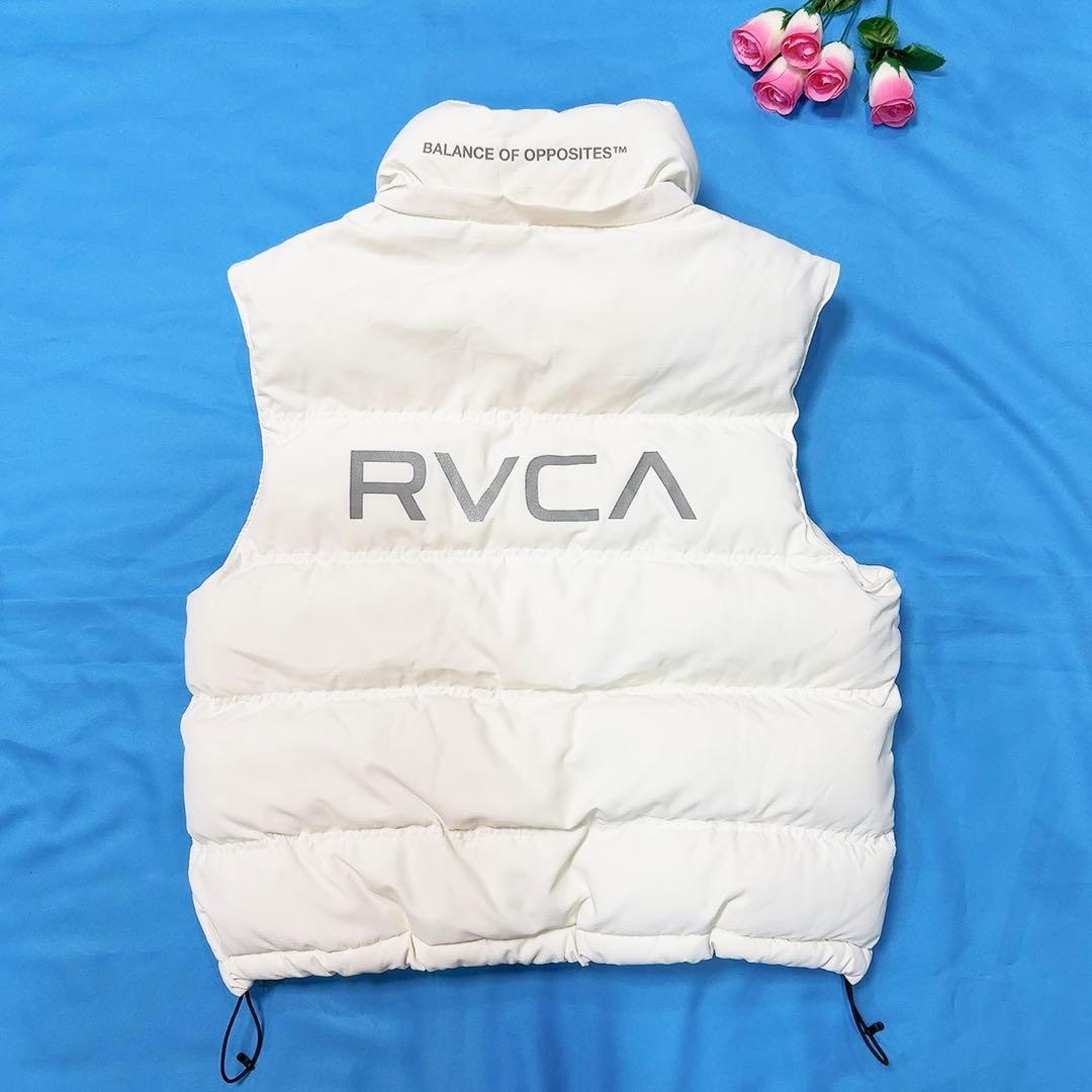 RVCA　ルーカ 中綿ベスト ダウンベスト バックロゴ 2WAY　軽量