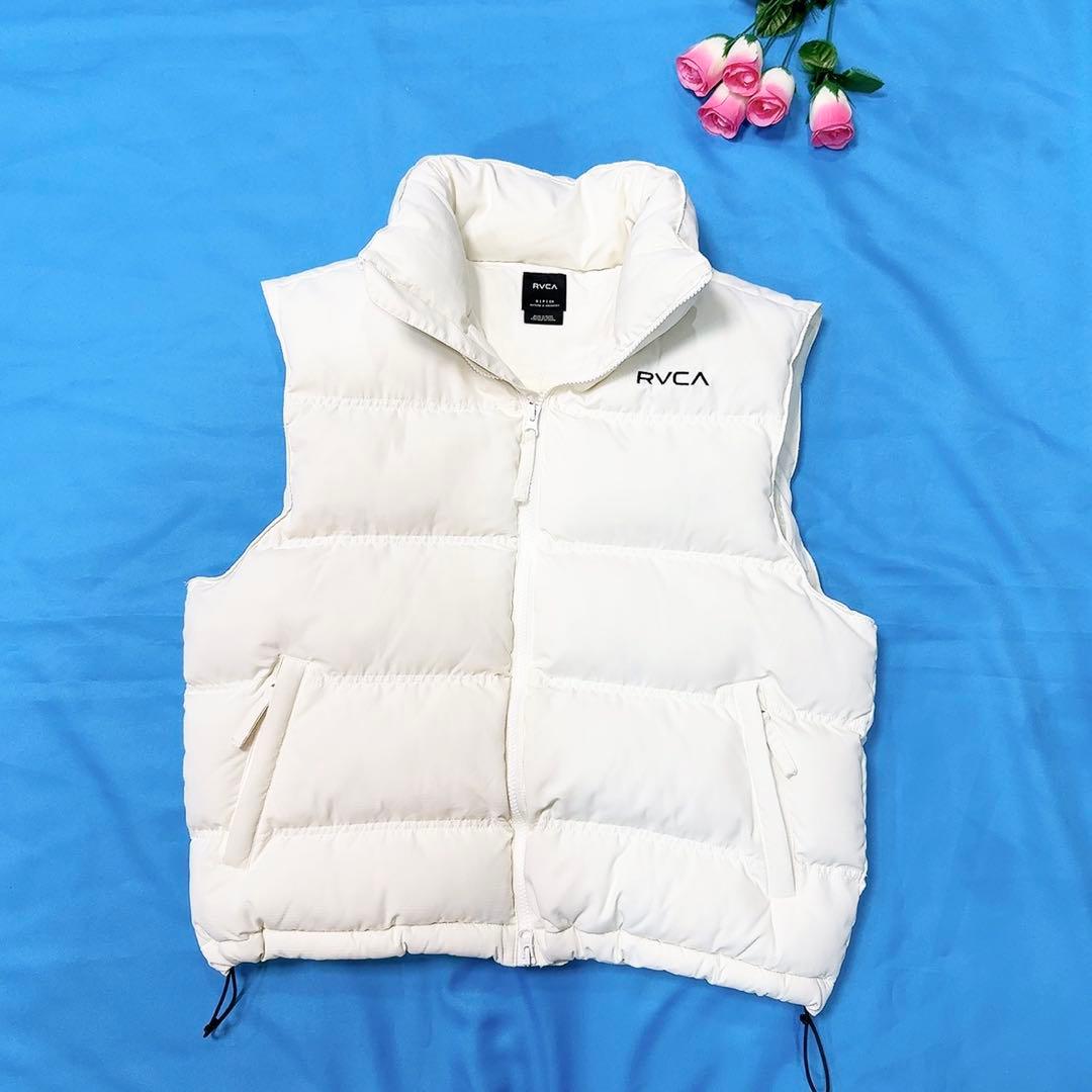 RVCA　ルーカ 中綿ベスト ダウンベスト バックロゴ 2WAY　軽量