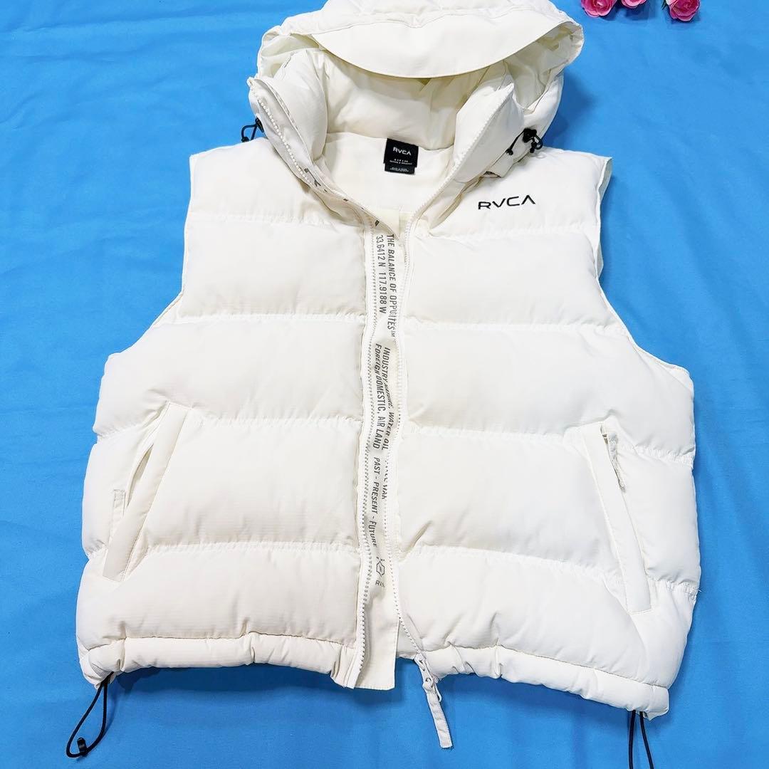 RVCA　ルーカ 中綿ベスト ダウンベスト バックロゴ 2WAY　軽量