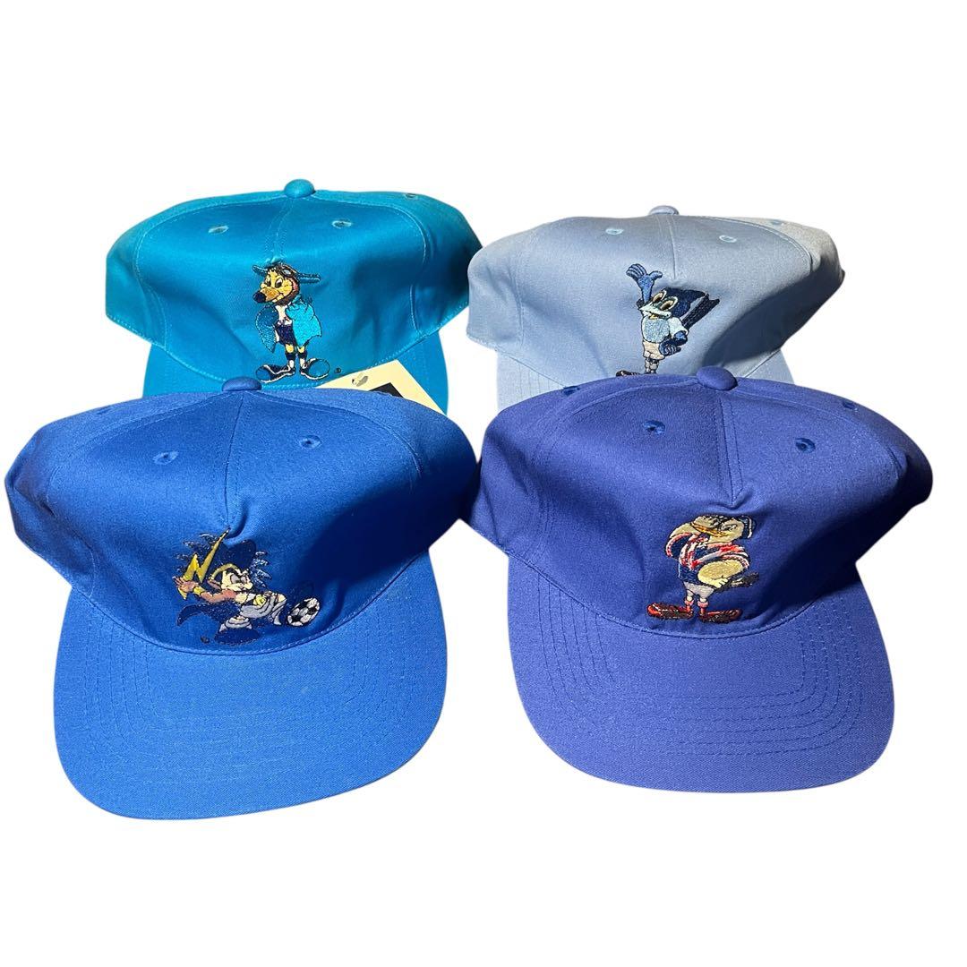 90sデッドストック Jリーグ公式マスコットキャップ12点セットタグ付・未使用