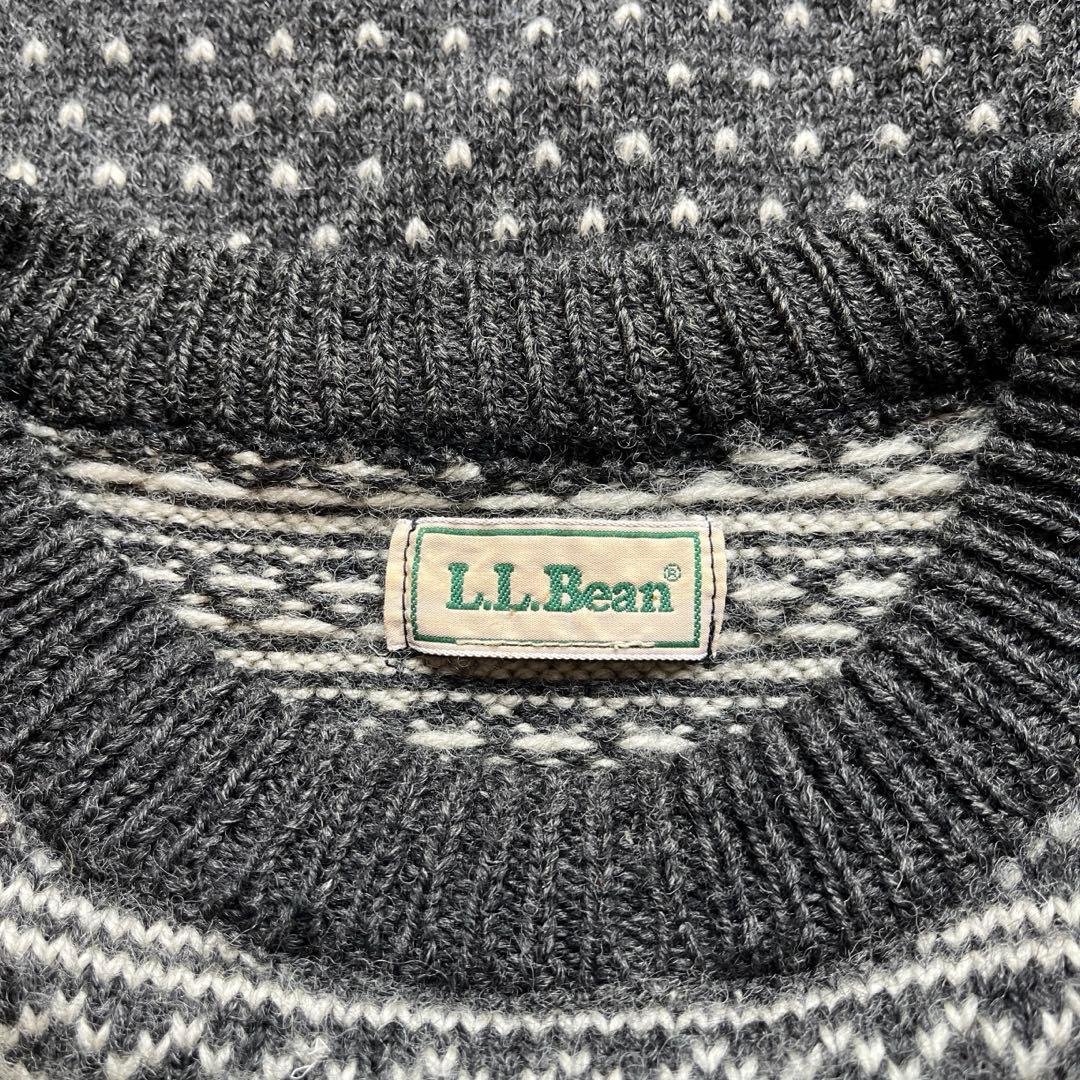 L.L.Bean ノルディックニット グレー