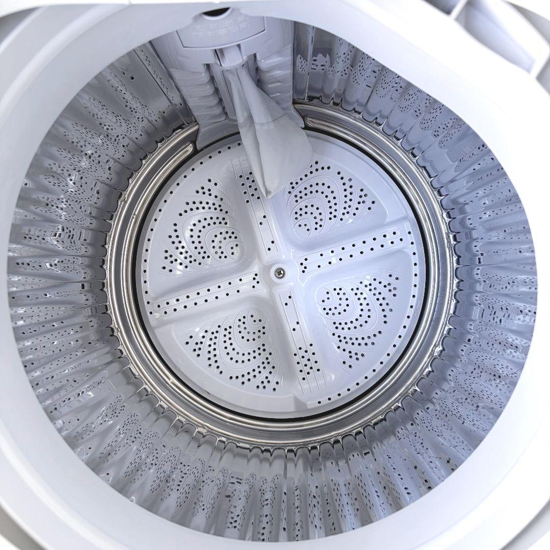 配送設置無料！純正SHARP清潔穴なし槽シンプル洗濯機！完動超美品！一人暮らしに