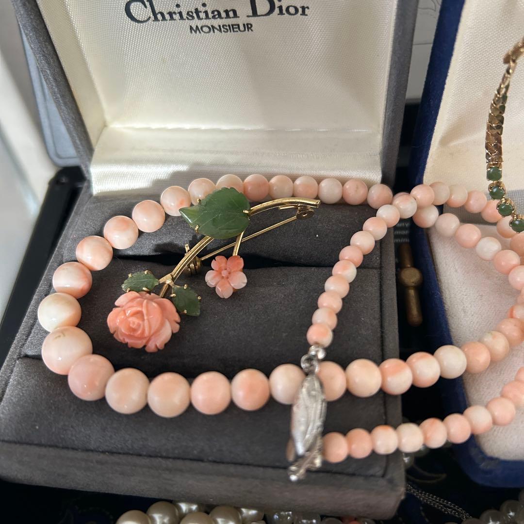 遺品整理 家財整理　緑石　天然　ネックレス 等　㉕