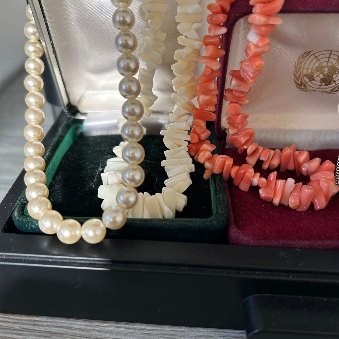 遺品整理 家財整理　緑石　天然　ネックレス 等　㉕