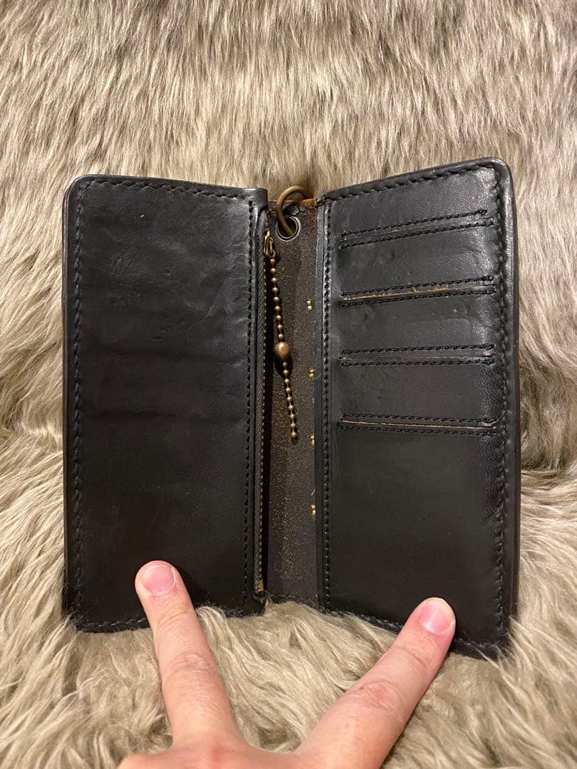 weirdo ウォレットチェーン ブラウンレザー