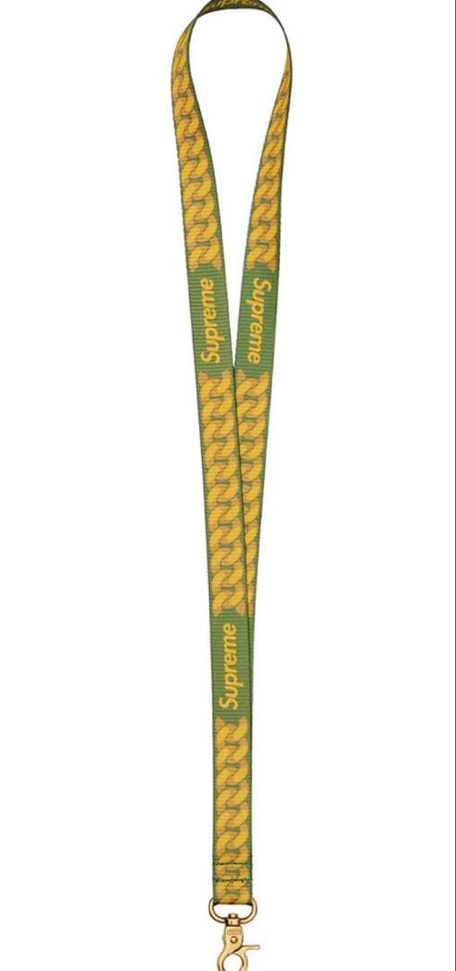 Supreme Cuban Links Lanyard Oliveカラー 新品