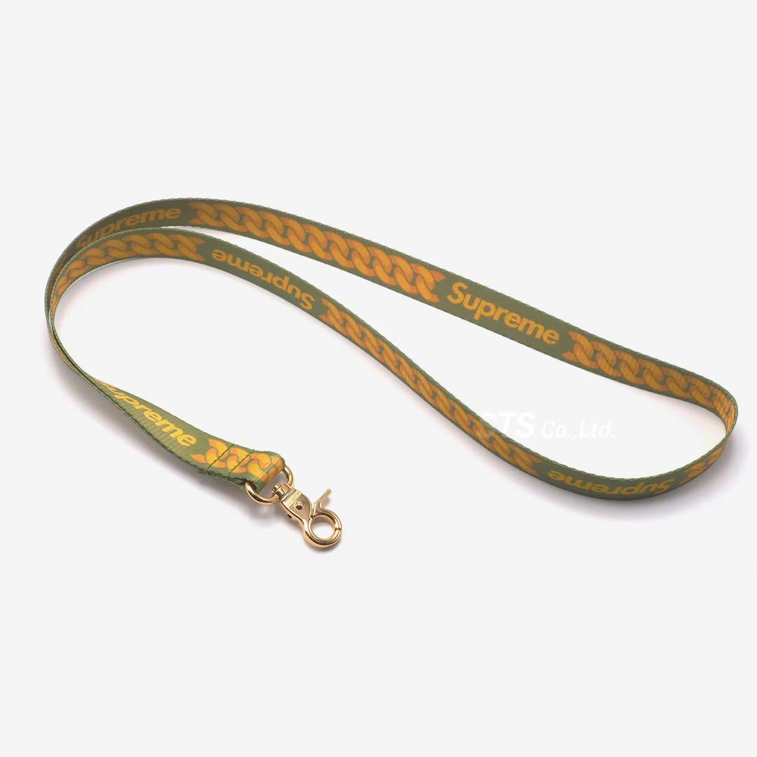 Supreme Cuban Links Lanyard Oliveカラー 新品