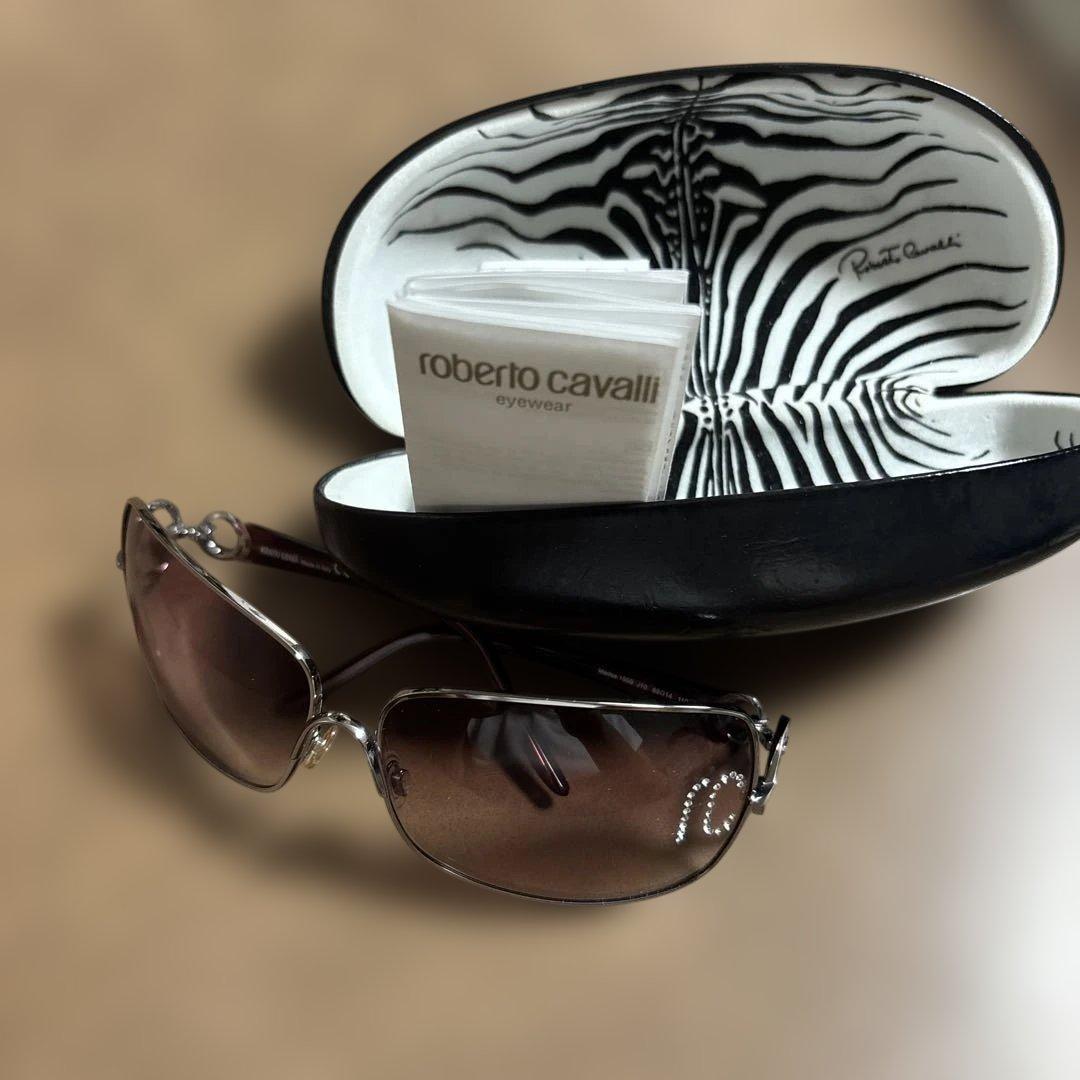 roberto cavalli サングラス グレイスボルドーレンズ ケース付き