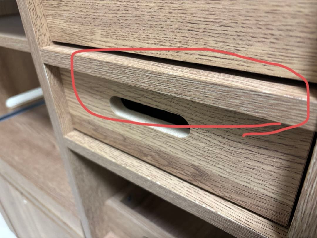 けろ[送料込/組立不要/匿名]伸縮式キッチンカウンター 食器棚 LOWYA