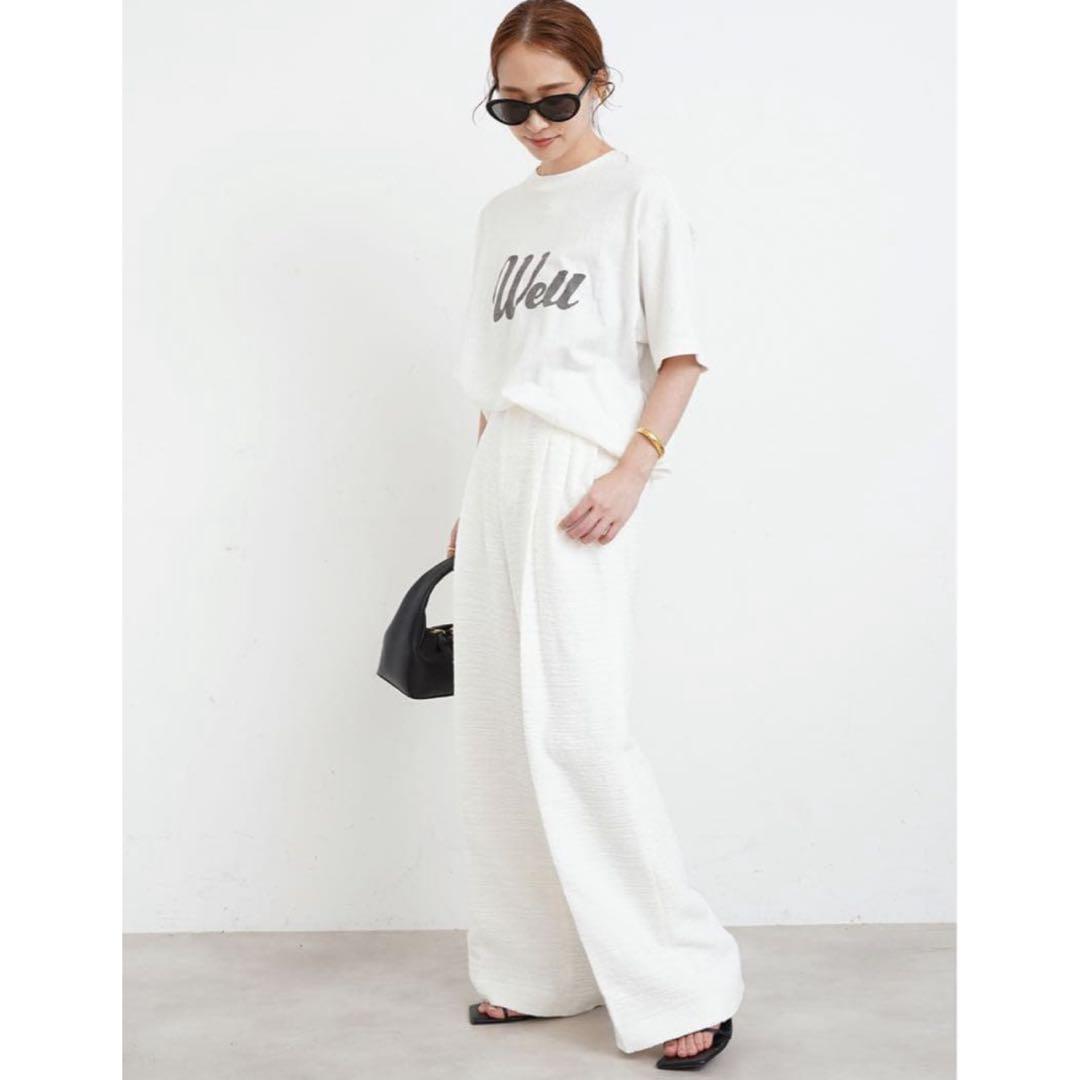 【お値下げ】新品 ドゥーズィエムクラス 23ss ツイード ワイドパンツ