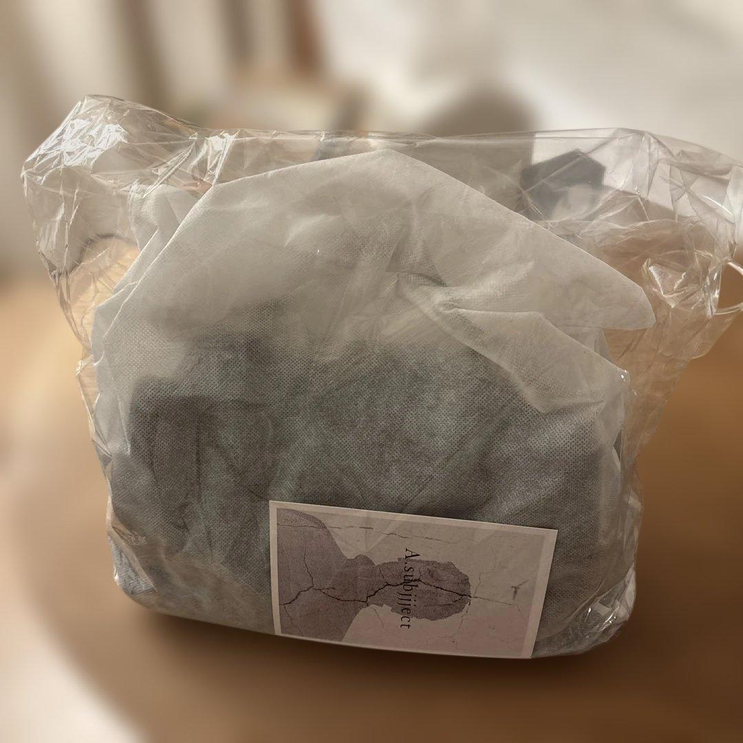 バッグ A.subjjject Suede Boston square bag S