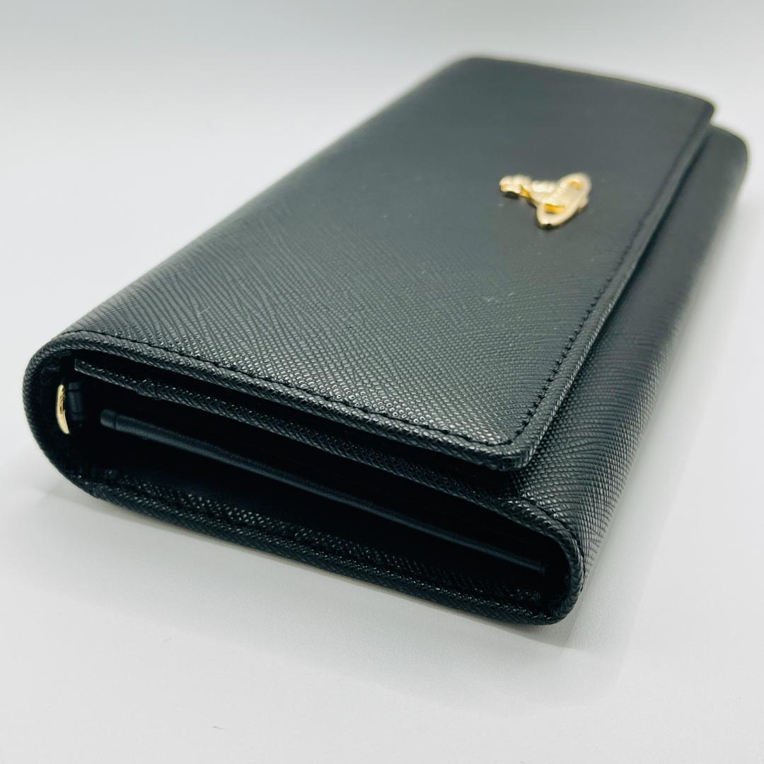 未使用 Vivienne Westwood 長折財布 黒 シンプル チェーン