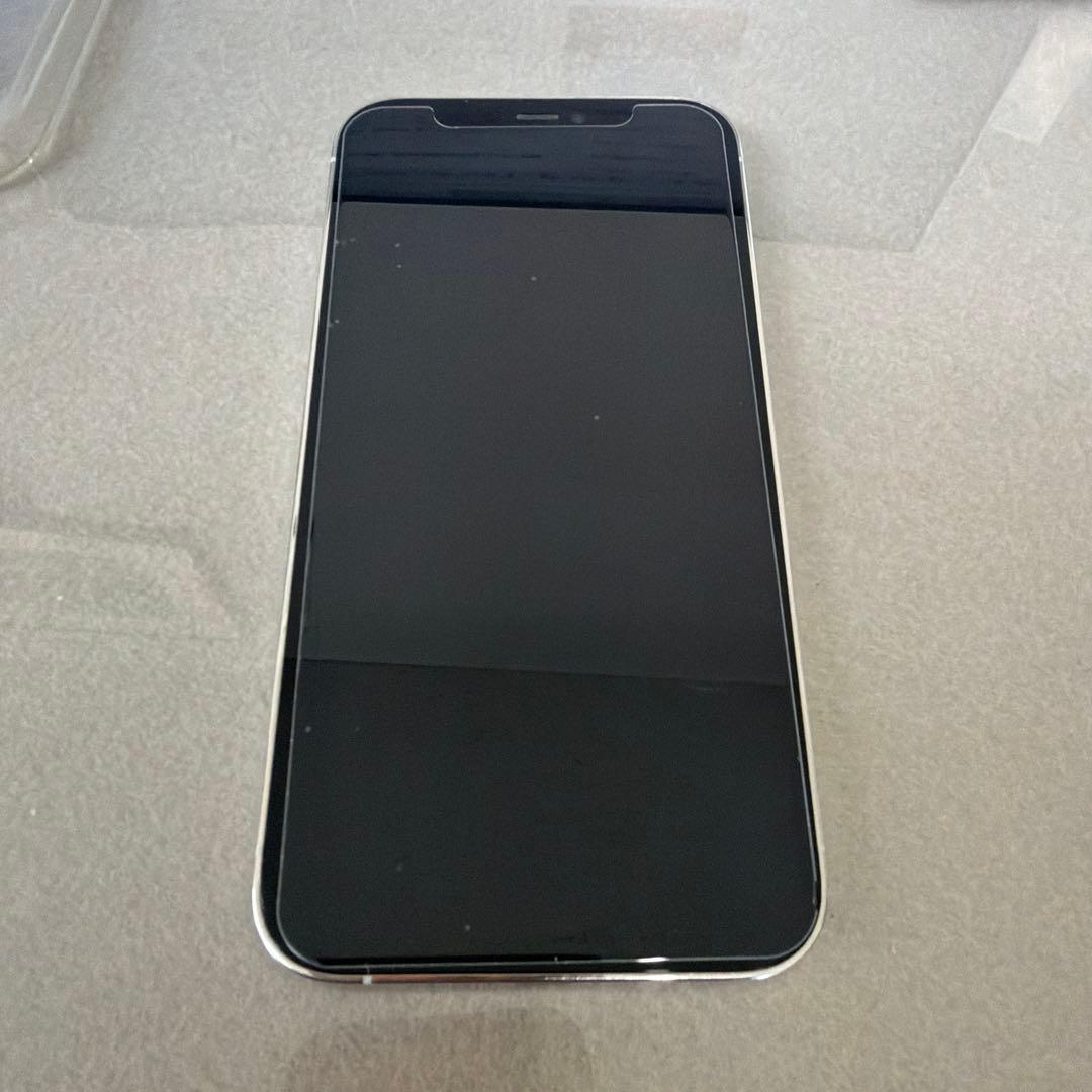 iPhone12 pro シルバー 256GB Simフリー 純正クリアケース付