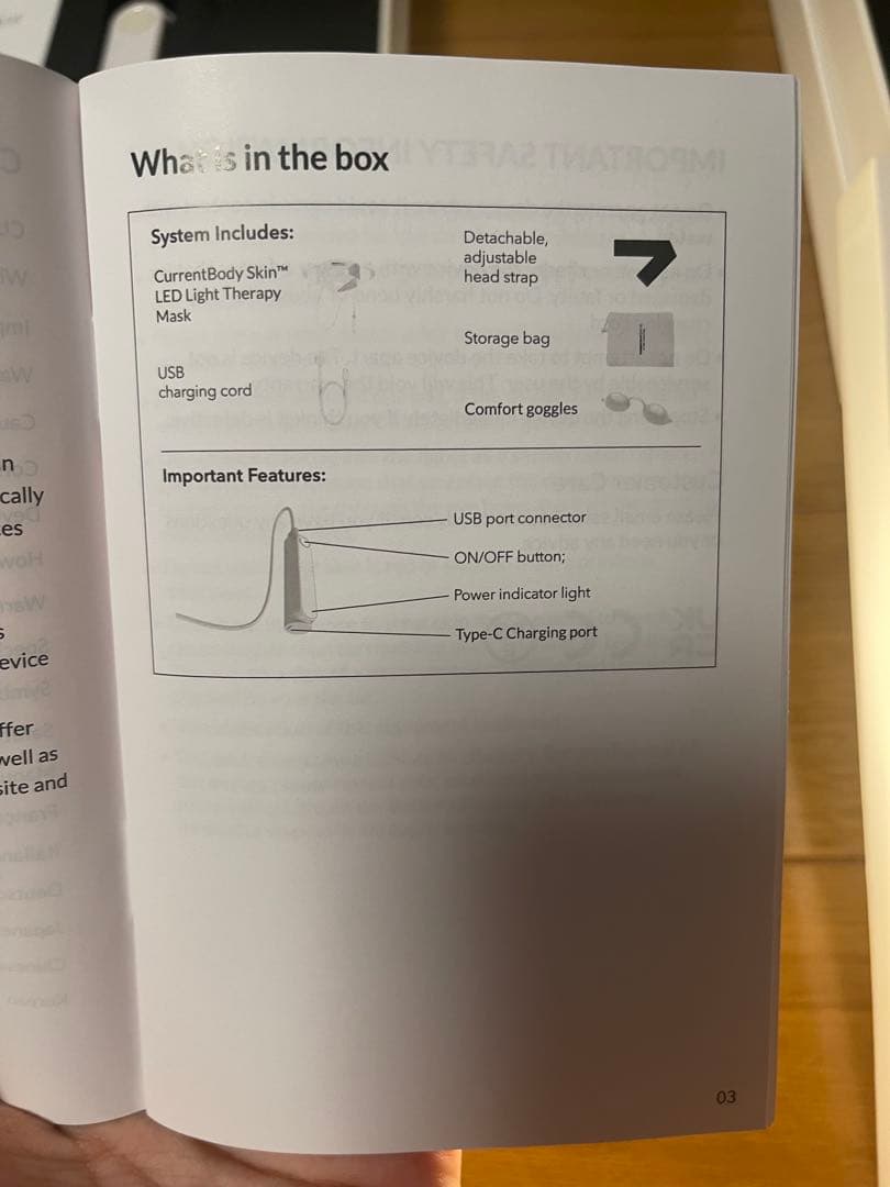 CurrentBody skin LEDライトセラピーマスク&ネック シリーズ1