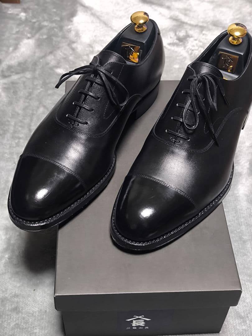 新品　 三陽山長　友二郎 Q7422 　R2010 　内羽根 ストレートチップ