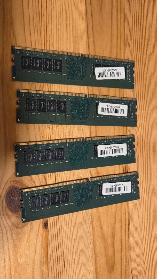 阿*部様 32GB メモリ 8GB×4 (DDR4 SDRAM PC4-1700