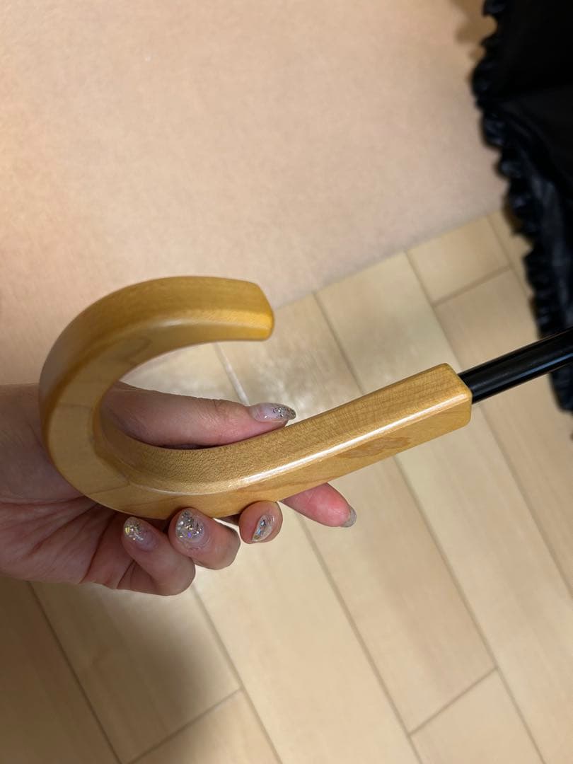 SUN BARRIER100 折りたたみ日傘/2段折りフリル